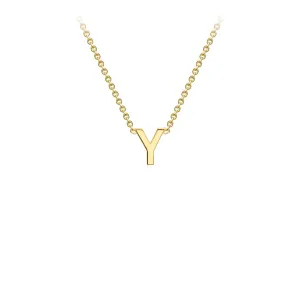 9K Gold 'Y' Initial Necklace - 1.19.0174