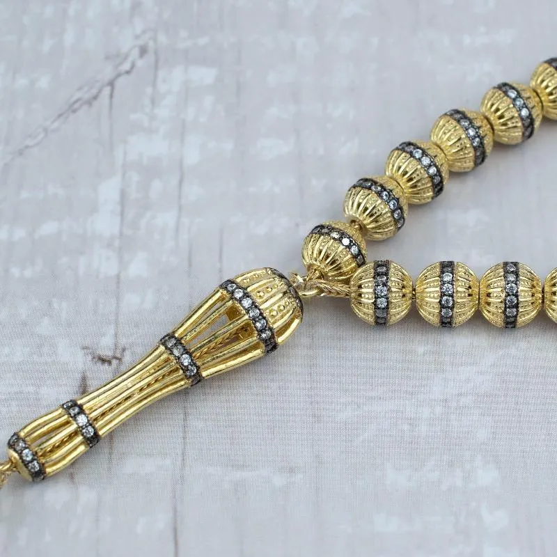 Beads Zirconia Paved Tasbih Muslim