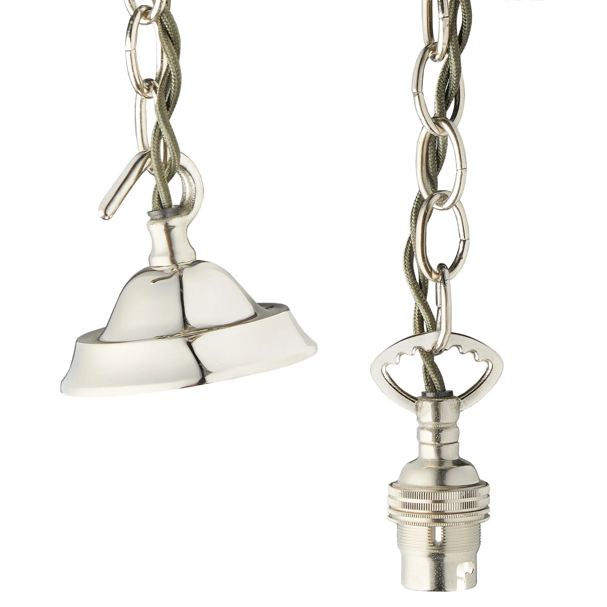Classic chain kit with single chain in chrome
