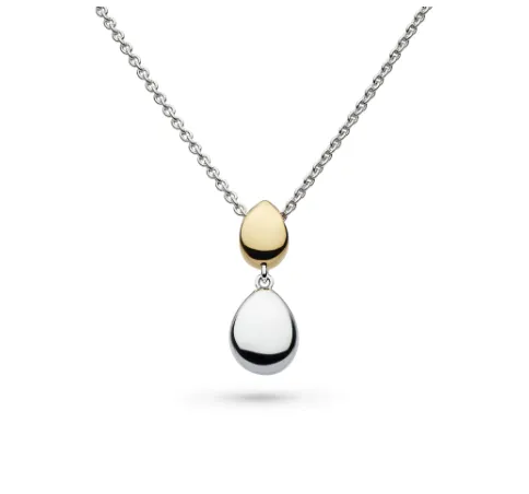 Coast Pebble Golden Necklace