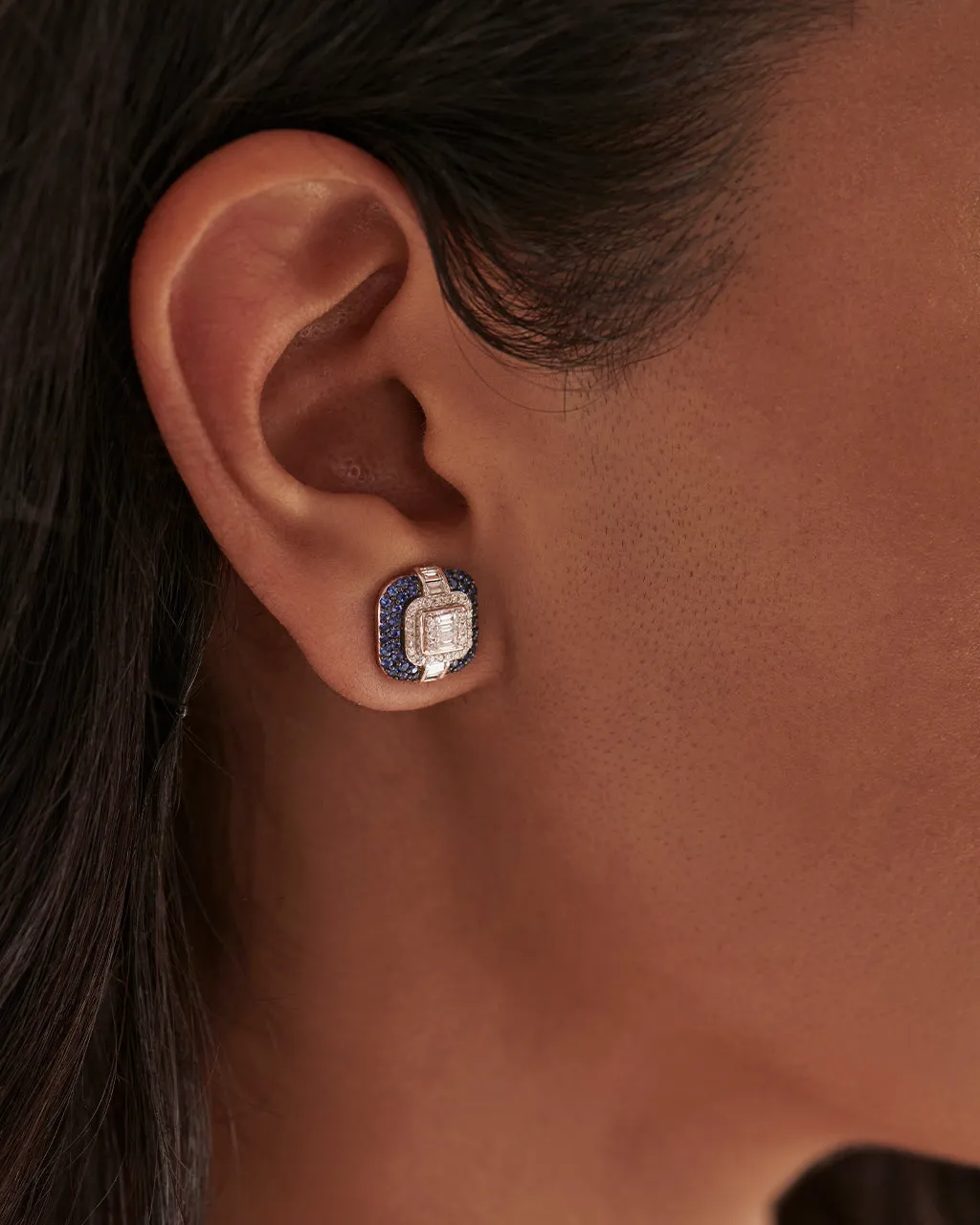 Deco Diamond Earrings