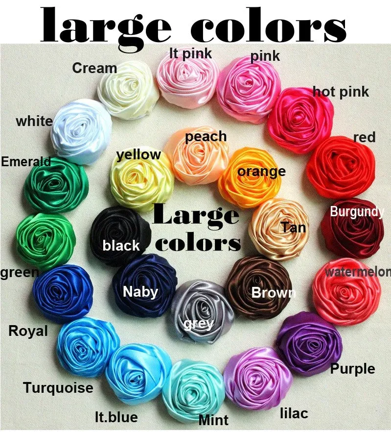 Deluxe Satin Roses Brooch Bouquet or DIY KIT ~ SADE