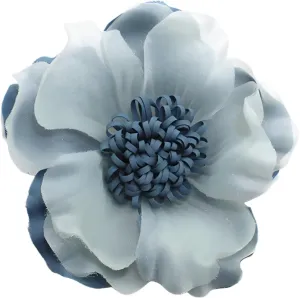 Flower Brooch Ornament Hair Pins Cloth Fabric Versatile Floral Brooch for Party Dance Wedding Banquet Fashion Brooches Pin for Women 4inch