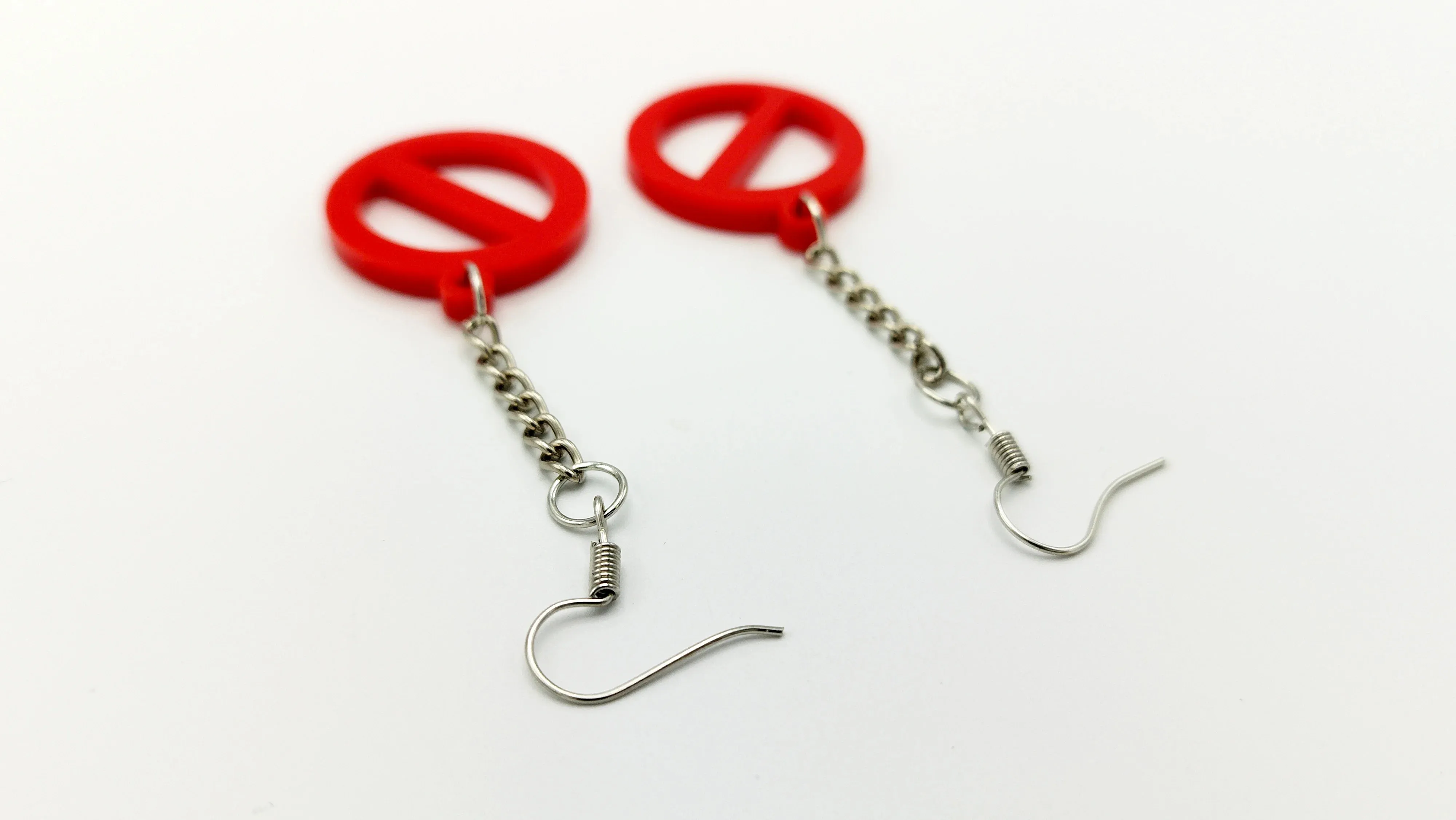 FORBIDDEN SIGN EARRINGS | Let your rebellious spirit shine!