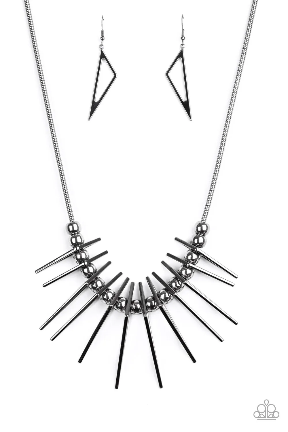 Fully Charged Black-Necklace
