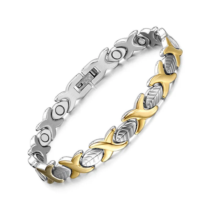 Healthy Magnetic Bracelets & Bangles Stainless Steel Jewelry