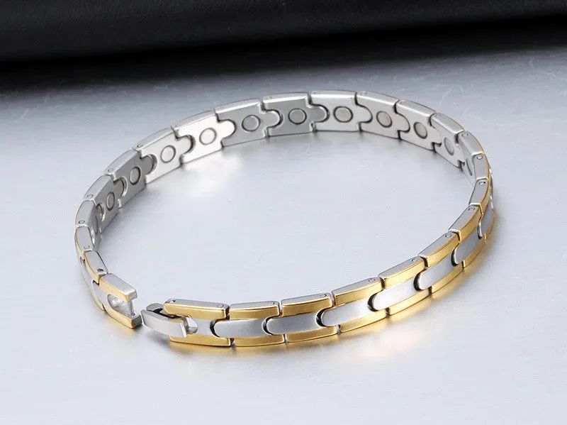 Healthy Magnetic Bracelets & Bangles Stainless Steel Jewelry