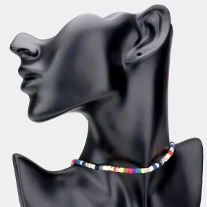 iLLASPARKZ Colorful Heishi Beaded Necklace