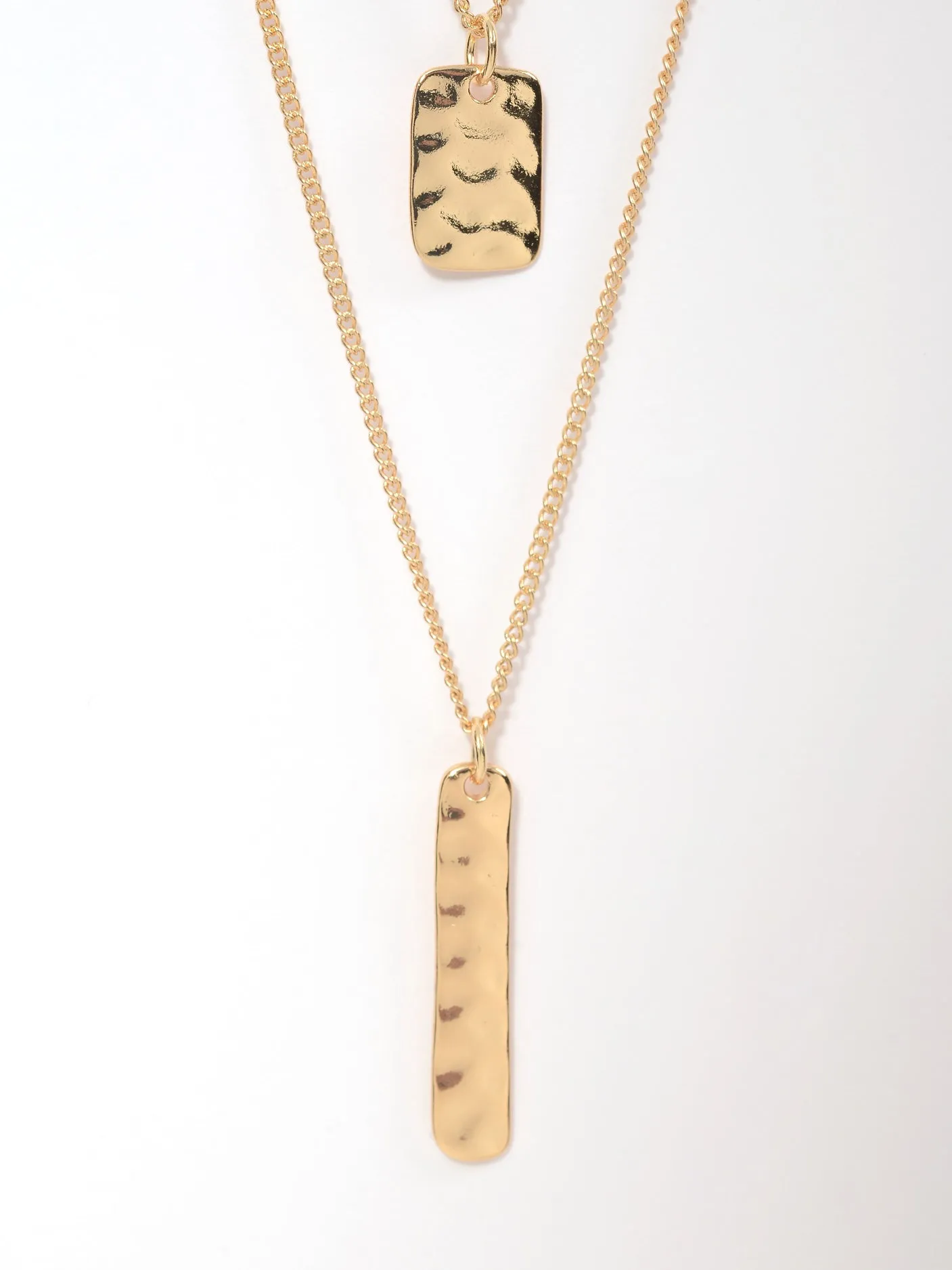 Metallic Pendants Necklace