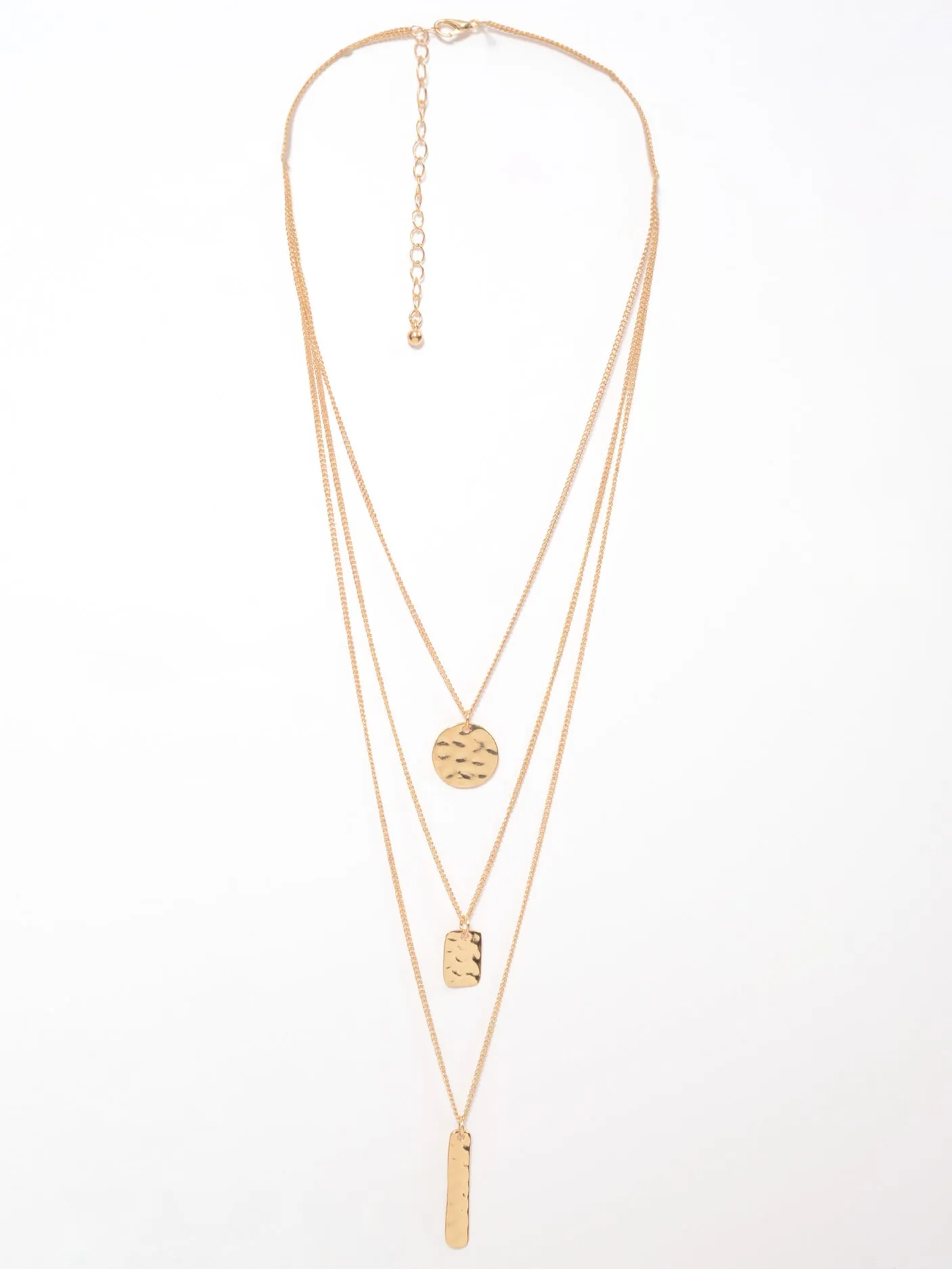 Metallic Pendants Necklace