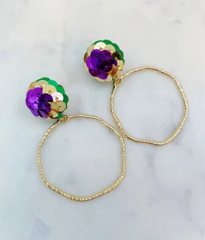 Sequin earrings
