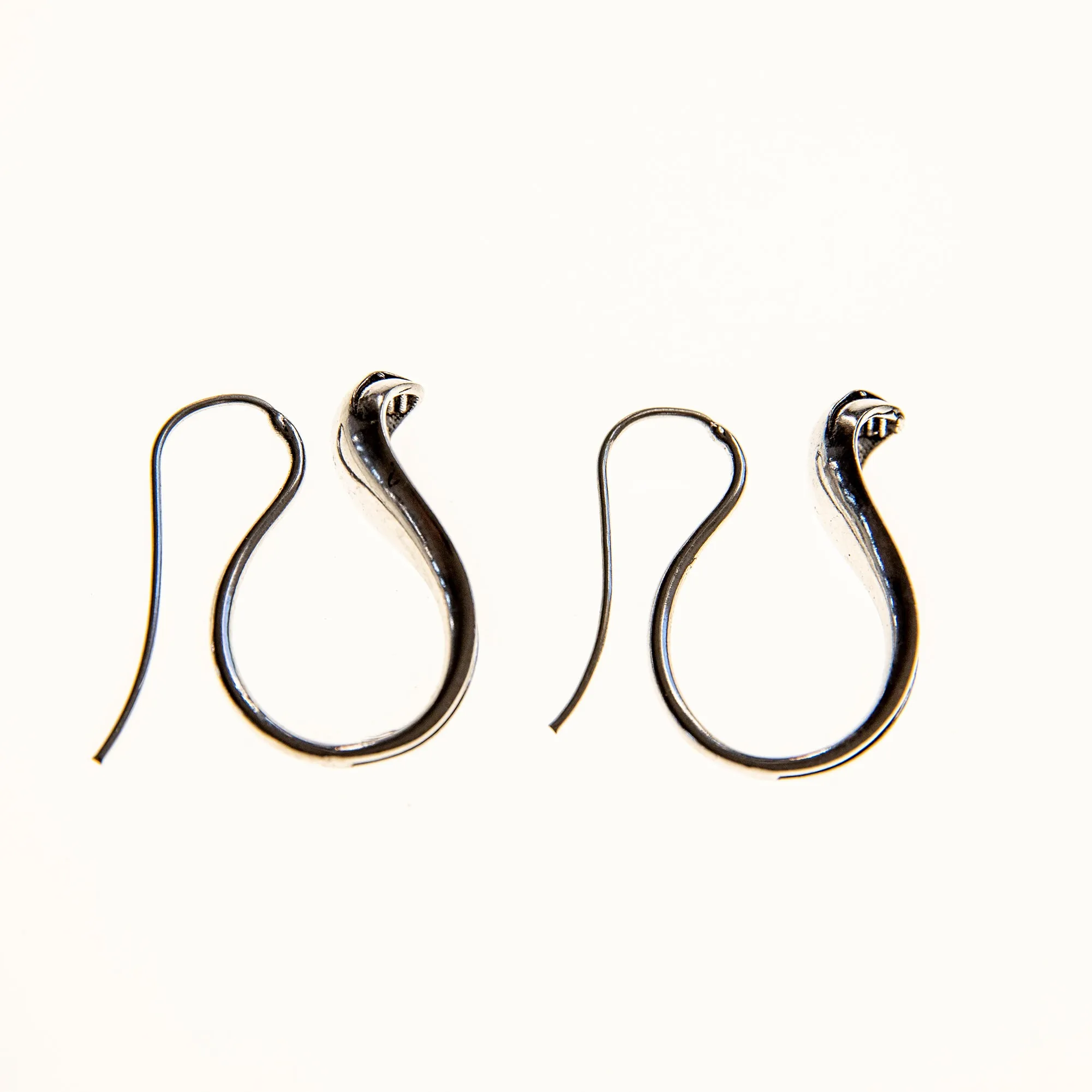 Silver Cobra Earrings