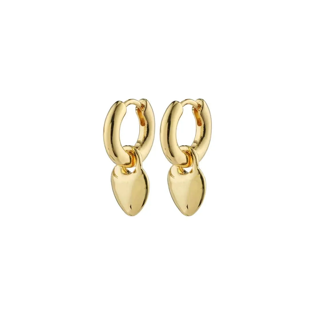 SOPHIA Recycled Heart Hoops