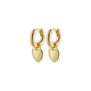 SOPHIA Recycled Heart Hoops