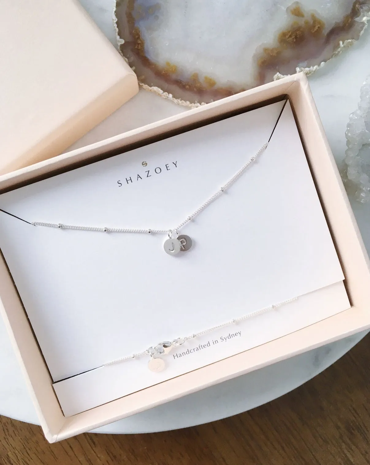 Sterling Silver Initial Necklace