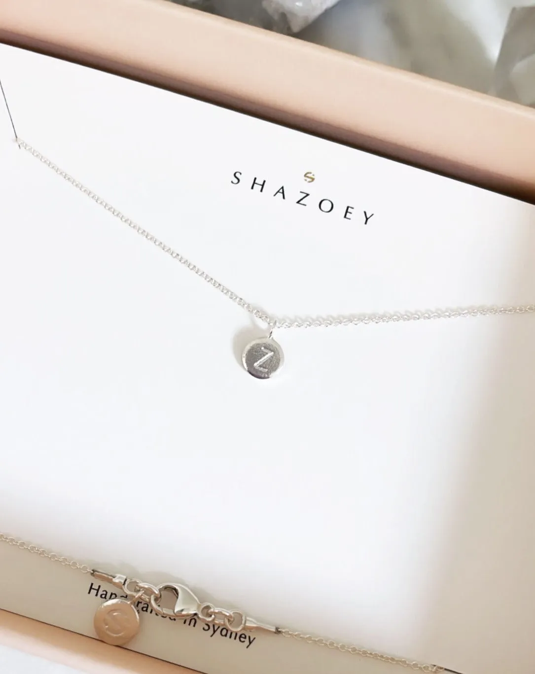 Sterling Silver Initial Necklace